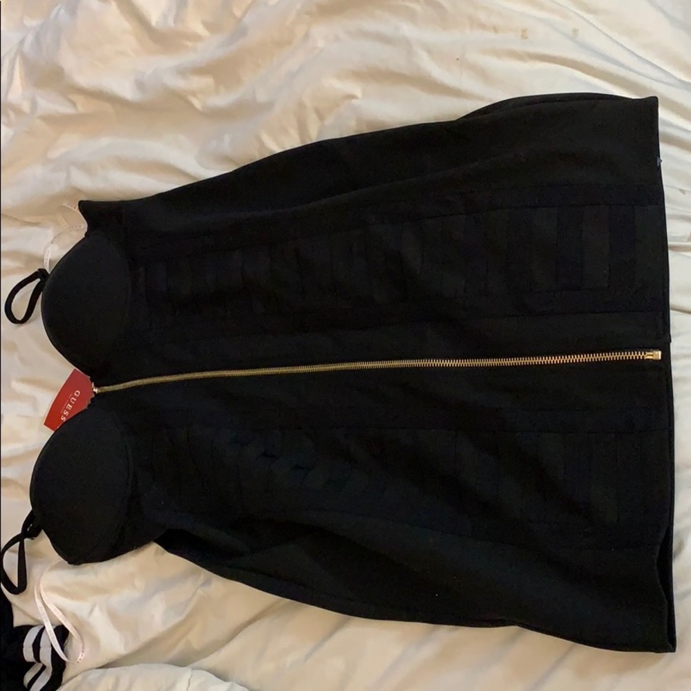GUESS mini dress zip down